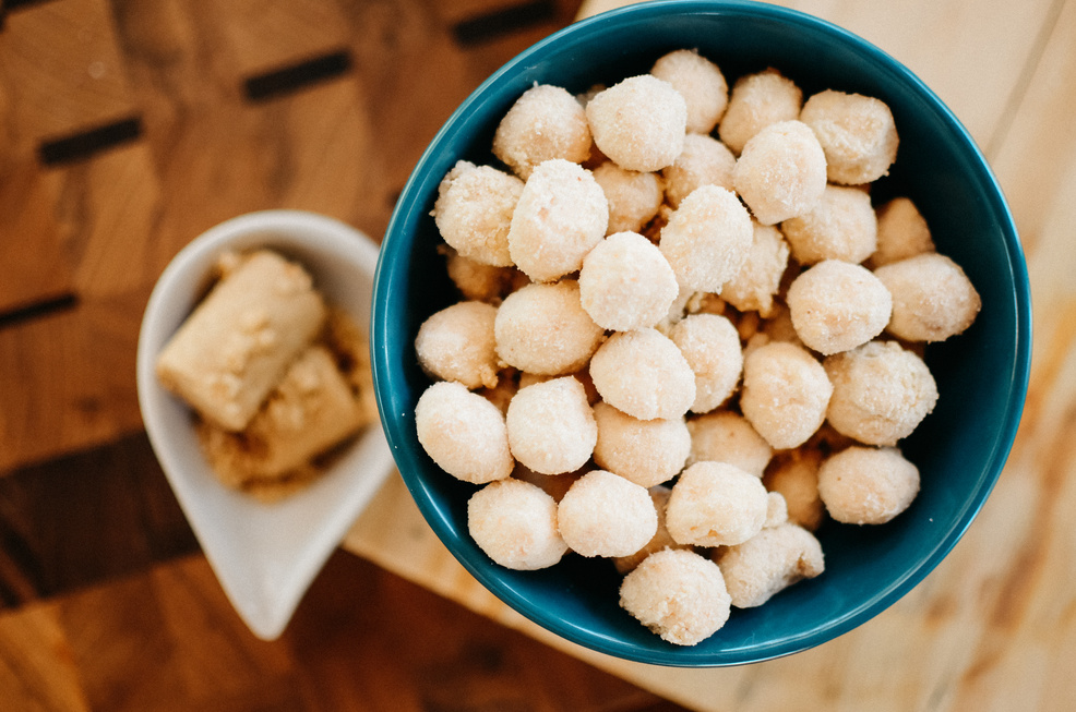 Sweet peanut popcorn