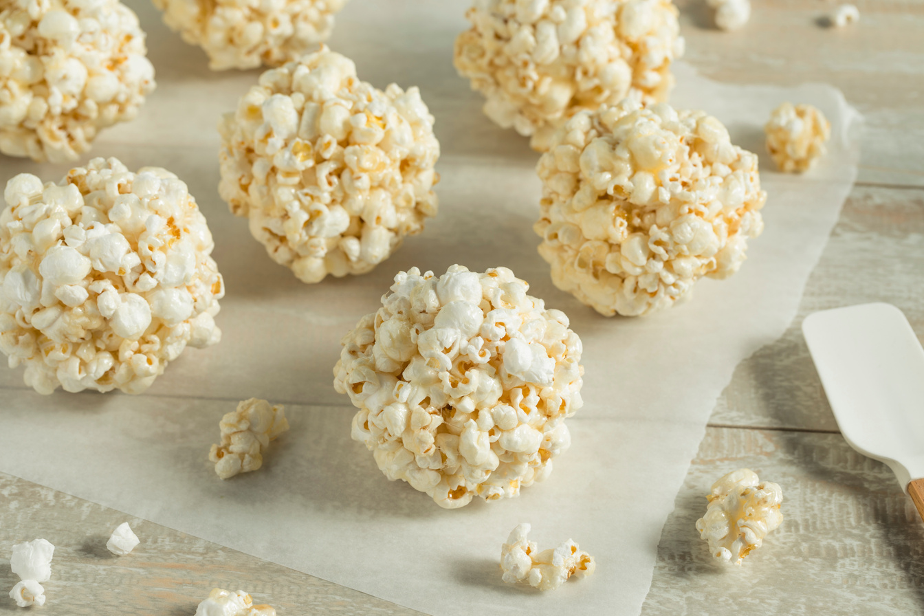 Sweet Homemade Popcorn Balls